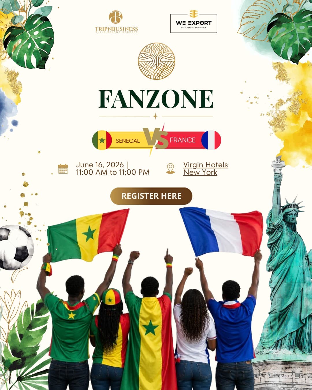 Fan Zone Sénégal vs France