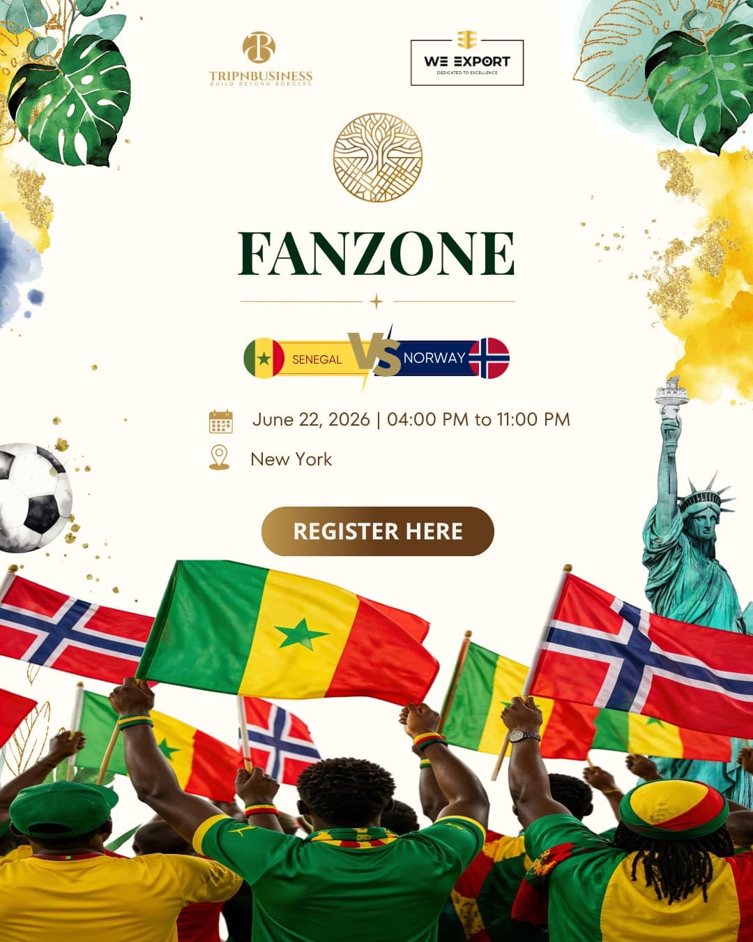 Fan Zone Sénégal vs Norvège